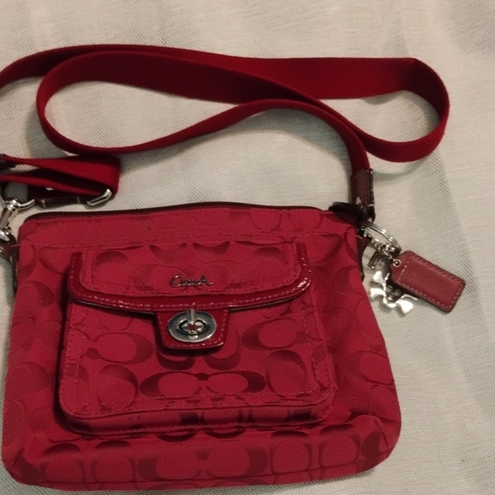 Coach Red Crossbody Bag
